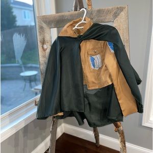 Attack on Titan Anime Costume Jacket and Cape
